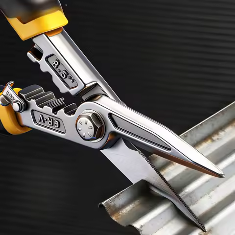 Aviation Scissor Tin Snips Metal Sheet Cutting Snip Cutter Multi-directional Scissors Industrial Pro