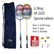 ↂ✚⊙Yonex / Li NING Badminton Racket Raket badminton Original xp 2020  GR350 GR301 GR201 B7000 B4000 