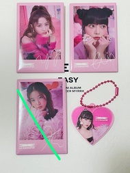 Lesserafim 采源 Chaewon keyring / 一葉 恩採 允真 Kazuha Eunchae Yunjin badge 日版Fearless 周邊 le sserafim 小卡 
