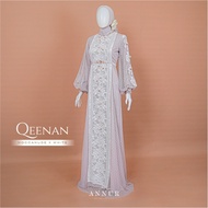 Annur Label Pre Order Qeenan premium brocade dress with sequins, bishop sleeves, Eid clothes, weddin