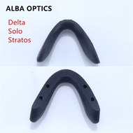Alba Optics แว่นตาสำหรับขี่จักรยานแผ่นรองจมูกยางนิ่มสำหรับลากจมูกสำหรับ Delta SOLO Stratos