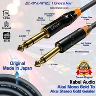 Audio Cable Akai Mono Jack GLD To Akai Stereo GLD GEISLER - JUAN