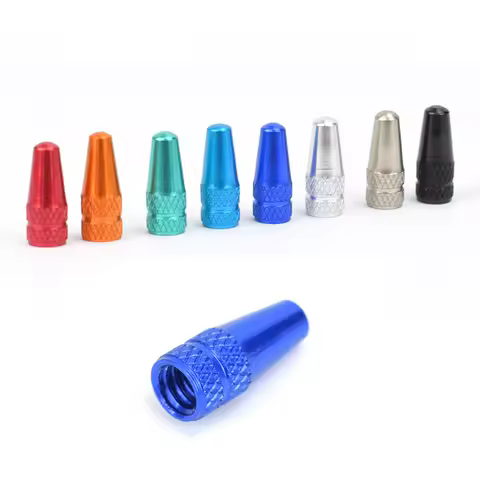 4/8pcs Aluminum Alloy Bicycle Tire FV Valve Cap MTB Road Bike Covered Protector Road MTB Tyre Dustpr