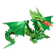 3D Printer Dragon 3D Printed Articulated Crystal Dragon Animals Executive Desk Toy Easter Basket Stu