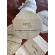 ◩ ♣ ☈ COMPRESSED LOOFAH SCRUB BY SKYRIE USA / LOOFAH / PATOLA SCRUB