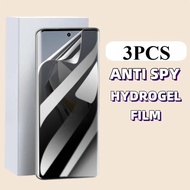 3pcs Anti Spy Privacy HD Clear Hydrogel Film For OnePlus 13R 13 12R 12 11R 11 10T 10R 10 9RT 9R 9 8T