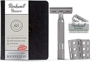Rockwell Razors 6S Stainless Steel Adjustable Double Edge Safety Razor + 5 Swedish Stainless Steel R
