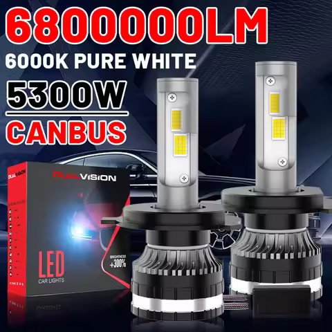 BULLVISION H4 H7 H11 LED Headlights Canbus H1 H8 H9 9005 9006 HB3 HB4 9012 HIR2 5300W 6800000LM 30PC