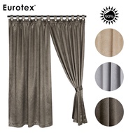 Eurotex, Dim Out Curtain, Block 90% Sunlight, 3 Ways Hanging Options (1 Piece) JJ03