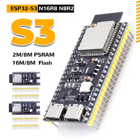 ESP32 S3 Development Board 2.4G Wifi Bluetooth Module Dual-Core Processor ESP32-S3 N8R2 N16R8 44Pin 