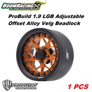 TRAXXAS Boom Racing ProBud 1.9 LGB Adjustable Offset Metal Beadlock Rims RC Metal Alloy Beadlock Rim