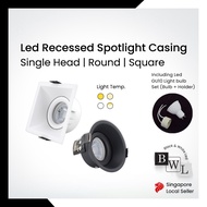 BWL LED Spot Light ANTI GLARE 4W -9W Tri-tone Spot Light Recessed Spot light GU10 Spot Light