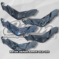 Aerox old 155 connected carbon wtp front head shell Aerox 155 Accessories Aerox Accessories