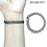 SC Gelang Tato Senar Hitam Premium | Gelang Senar Hitam Handmade | Gelang Tato Elastis | COD | Harga