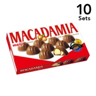 【10入組】明治 MACADAMIA 夏威夷豆巧克力 9粒裝