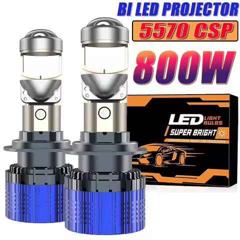H7 H4 Bi LED Projector Headlight Bulb for Car 1200000LM H11 H9 H8 9005 HB3 9006 HB4 Canbus Auto Mini