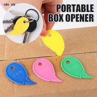 5Pcs Convenient Plastic Box Opener Cutting Supplies Letter Opener Keychain Slicer Unpacking Mini Safety Package Cutter Tool