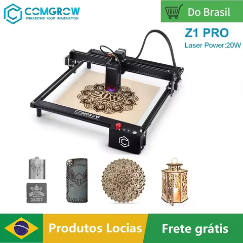 COMGROW Z1 PRO Laser Engraving Cutting Machine 20W Desktop CNC Laser Engraver Cutter DIY Woodworking