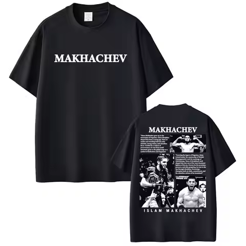 Limited Islam Makhachev Classic Graphic T-shirts Men Women Fashion Violence Aesthetic T Shirt Casual