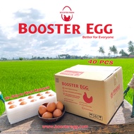 Booster Egg -40pcs I Organic Selenium-Enriched I Pomegranate & Beetroot I 100% Vegetarian Fed I Fres