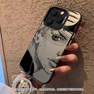 Realme Case with Men's Motif Glass MONOKROM for 5/5i/6iC3 7 8 9i C2/A1K C11 2020 C12/C15 C20/C11 202