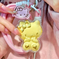 COD Gold LABUBU Keychain - Pop Mart Cartoon Pendant for Bags