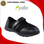 Original Pallas Jazz Black School Shoes | Kasut Sekolah Hitam Pallas 204-034