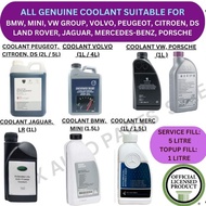 ANTI FREEZE COOLANT FOR BMW, MINI, VW GROUP, VOLVO, PEUGEOT, CITROEN, LAND ROVER, JAGUAR, MERCEDES, 