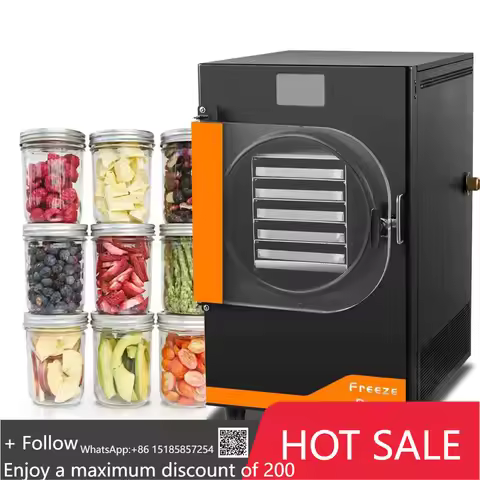 Food Vacuum Freeze Drying Machine Dried Fruit Freeze Dry Equipment Home Freeze Dryer For Sale