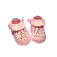 Kasut Bayi (3M-3Y) Kait Crochet Baby Shoes