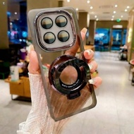 Phone Case For Redmi Note 15  Pro+ Pro Plus Note15 4G 5G Camera Lens Protect CD Ring Stand Holder Ph