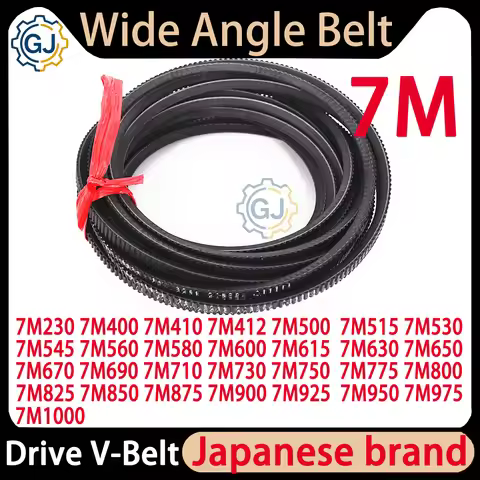 V-Belt 7M Wide angle Belt 7M 230 400 410 412 500 515 530 545 580 600 615 630 650 670 690 730 750 775