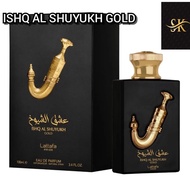 Lattafa Perfumes Ishq Al Shuyukh Gold for Unisex Eau de Parfum Spray, 3.4 Ounce/100ml..