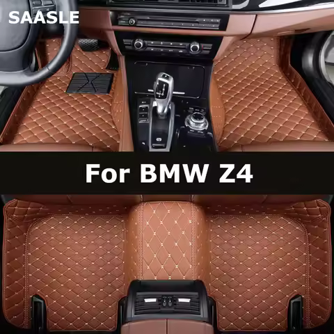 SAASLE Custom Car Floor Mats For BMW Z4 E85 E86 E89 G29 Auto Carpets Foot Coche Accessorie