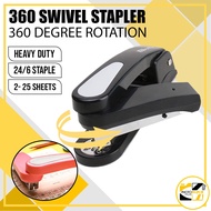 Stapler KW-TRIO 360 Stapler Rotation Swivel Stapler, 24/6 Staples Heavy Duty Stapler