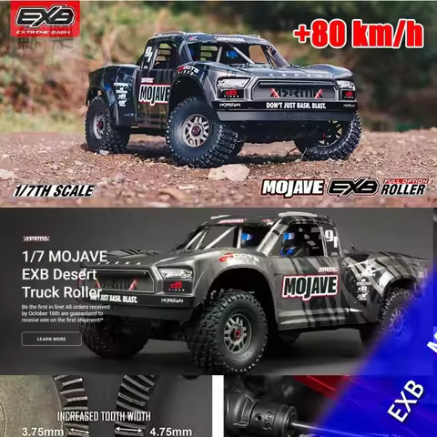 Arrma Mojave Exb 1 7Th Scale Full Option Electric Rc Remote Control Off Road Desert Short Course Tru