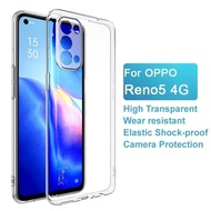 CLEAR CASE OPPO RENO 5 - PREMIUM CASE ULTRA CLEAR HD 2.0MM TPU CASE AIRBAG BENING
