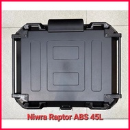 ◿ NIWRA 45L F2 Raptor ABS HARD PLASTIC 45L Alloy Top Box Universal w Back Rest HNJ MC DUHAN