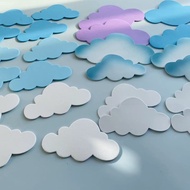 EVA Foam Craft 3D Clouds Wall Sticker Decoration Kindergarten School Layout Blackboard culture Home 