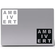 Ambivert. Custom Sticker. Ambivert Sticker. Waterproof Sticker. Laptop Sticker. Cutout.