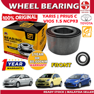 S2U Gaido Front Rear Wheel Bearing Hub Toyota Yaris Prius C Vios NCP93 Depan Belakang Bearin Tayar K