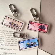 鈔票airpods雙面小吊飾