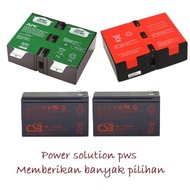 Rbc124 Battery Compatible For UPS APC 2x CSB HR1234W UPS Battery 12460