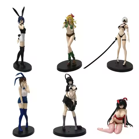 11-29cm Reze Higashiyama Kobeni Taihou‌ Sally‌ Hololive Mio‌ Bunny Girl Figurine Model Toys Ornament
