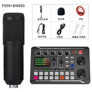 Set Sound Card Mobile Phone Computer Live Configuration f998bm800 Artifact Song Microphone k Condens