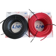 สายไฟ โซล่าเซลล์ ยี่ห้อ LINK PV1-F 6 ตร.มม. ยาว 25-100 เมตร ของแท้ พร้อมส่ง