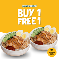 Salad Atelier - Buy 1 Free 1 Nasi Lemak SA (415 kcal) (F&B eCoupon) (Valid for 30 Days)