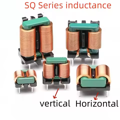 1PCS Common Mode Inductor 5mH 10mH Flat Wire EMI Common Mode Magnetic Loop Inductor, High Current Fi