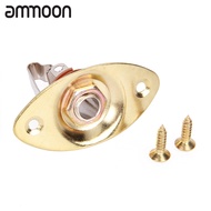 [ammoon]6.35mm กีต้าร์ไฟฟ้า/Bass O-val Pickup Jack Poratble