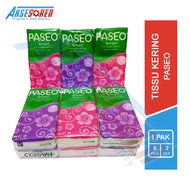 Tissu Kering Paseo Kecil [1 Pak/6 Bungkus] / Tisue Pocket Paseo 2 Ply / Tisu Wajah Super Murah / Fac